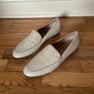 Coach Silver Beads Light Brown Flats Loafers